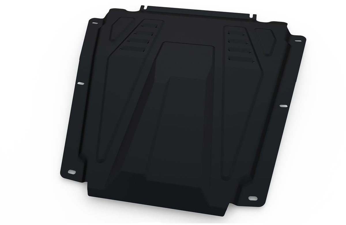Защита картера и КПП Автоброня Lada Largus 2012-/Lada Xray 2016-/Nissan Almera 2013-/Renault Logan 2005-2014 2014-/Renault Sandero 2009-2014 2014-/Renault Sandero Stepway 2009-2014 2014-, сталь 2 мм111.06027.1 Защита картера и КПП Автоброня Lada Largus 2012-/Lada Xray 2016-/Nissan Almera 2013-/Renault Logan 2005-2014 2014-/Renault Sandero 2009-2014 2014-/Renault Sandero Stepway 2009-2014 2014-, сталь 2 мм111.06027.1Защита картера и КПП Автоброня для Lada Largus V - 1,6 2012-/Lada Xray; V-1,6(110hp) 2016-/Nissan Almera; V - 1,6 2013-/Renault Logan, V - 1,4: 1,6 2005-2014 2014-/Renault Sandero, V - 1,4: 1,6 2009-2014 2014-/Renault Sandero Stepway, V - 1,6 2009-2014 2014-, сталь 2 мм, комплект крепежа, 111.06027.1Стальные защиты Автоброня надежно защищают ваш автомобиль от повреждений при наезде на бордюры, выступающие канализационные люки, кромки поврежденного асфальта или при ремонте дорог, не говоря уже о загородных дорогах.- Имеют оптимальное соотношение цена-качество.- Спроектированы с учетом особенностей автомобиля, что делает установку удобной.- Защита устанавливается в штатные места кузова автомобиля.- Является надежной защитой для важных элементов на протяжении долгих лет.- Глубокий штамп дополнительно усиливает конструкцию защиты.- Подштамповка в местах крепления защищает крепеж от срезания.- Технологические отверстия там, где они необходимы для смены масла и слива воды, оборудованные заглушками, закрепленными на защите.Толщина стали 2 мм.В комплекте крепеж и инструкция по установке.