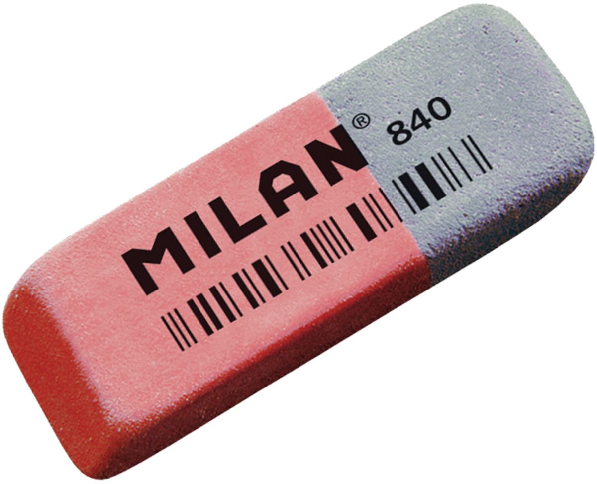 Milan Ластик 840 скошенныйCCM840RA Milan Ластик 840 скошенныйCCM840RAЛастик Milan 840 - это классический ластик с добавлением двух видов абразивов. Позволяет удалять с бумаги чернила и стирать цветные карандаши.