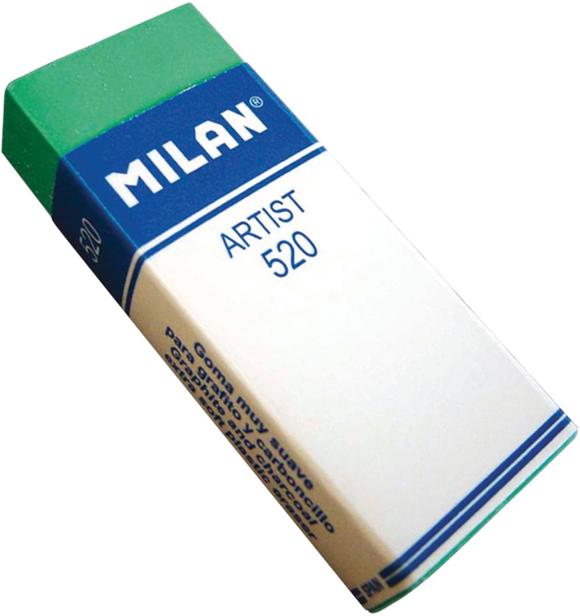 Milan Ластик Artist 520 прямоугольныйCPM520 Milan Ластик Artist 520 прямоугольныйCPM520Ластик Milan Artist 520 - это синтетический ластик для дизайнеров и художников. Бумажный держатель. Современные материалы обеспечивают прекрасное стирание и незаменимы для художественно-графических работ, дизайнерских проектов, чертежей, эскизов.