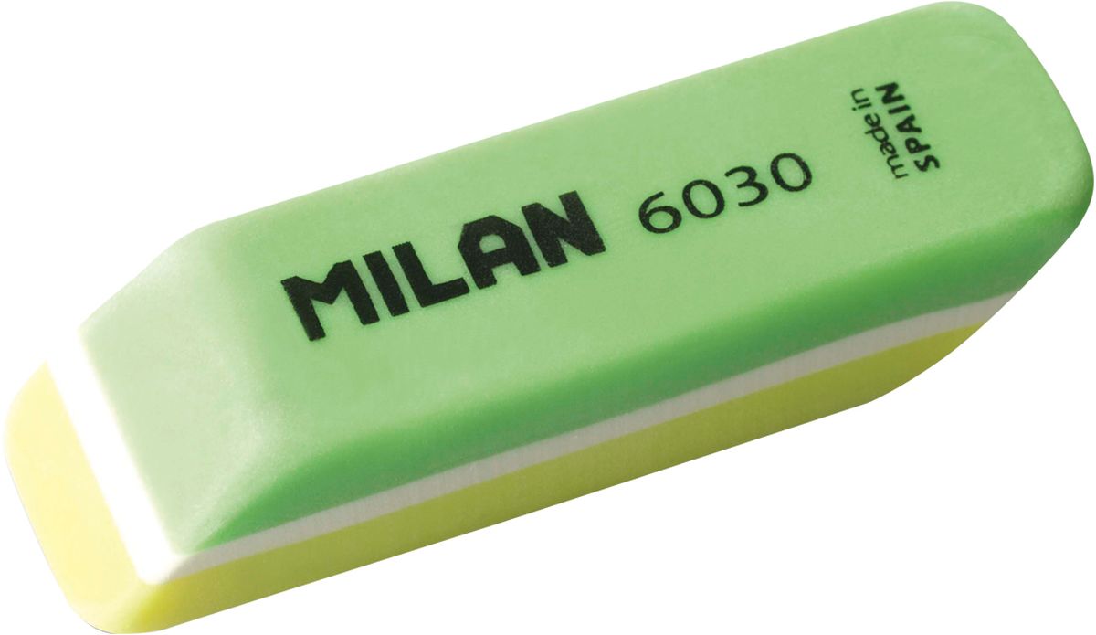 Milan Ластик 6030 скошенный цвет зеленый желтыйCPM6030 Milan Ластик 6030 скошенный цвет зеленый желтыйCPM6030Ластик Milan 6030 - это поликомпонентный синтетический ластик. Великолепная структура, яркий дизайн. Страна-производитель: Испания.