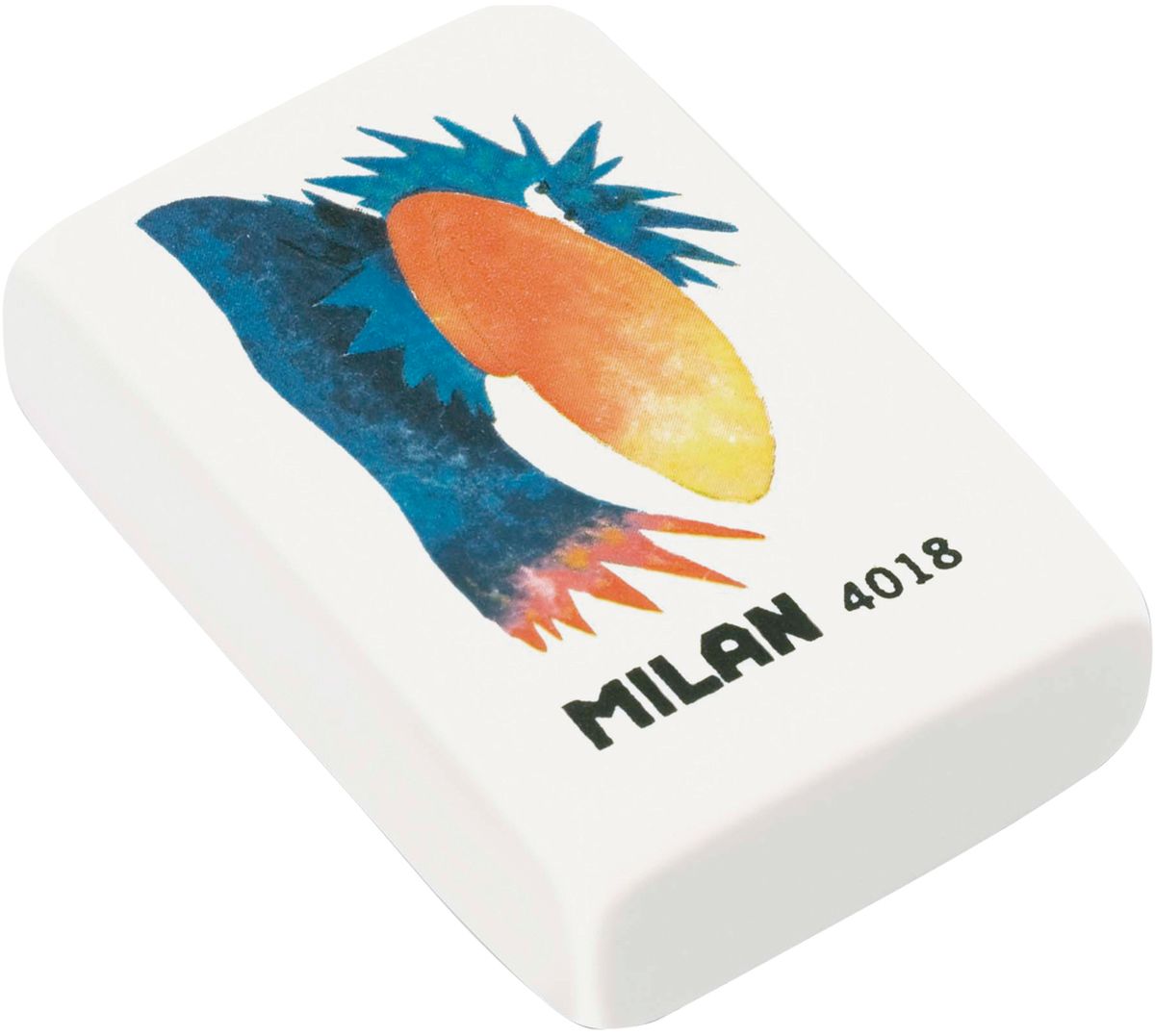 Milan Ластик 4018CMM4018 Milan Ластик 4018CMM4018Фирменный дизайн ластика от Milan в классической форме с изображением веселых анимационных персонажей. Великолепное абсорбирующее свойства, бережное отношение к поверхности бумаги.Уважаемые клиенты! Обращаем ваше внимание, что картинки на товаре могут изменяться в зависимости от поступления на склад.
