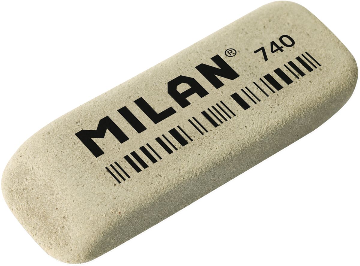 Milan Ластик 740 скошенныйCCM740G Milan Ластик 740 скошенныйCCM740GЛастик Milan 740 - это качественный ластик для работы с твердыми карандашами.