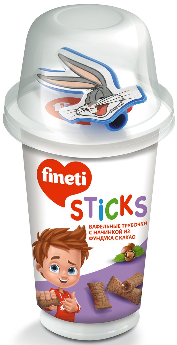 Fineti Sticks Вафельные трубочки с начинкой из фундука с какао, 45 г72569 Fineti Sticks Вафельные трубочки с начинкой из фундука с какао, 45 г72569Fineti - торговая марка кондитерских изделий компании Chipita. Это продукты с пастой из фундука с какао для детей. Бренд Fineti представлен в 30 странах и предлагает потребителям ассортимент высококачественных и вкусных продуктов. УВАЖАЕМЫЕ КЛИЕНТЫ!Игрушки во вложении поставляются в ассортименте. Поставка осуществляется в зависимости от наличия на складе.