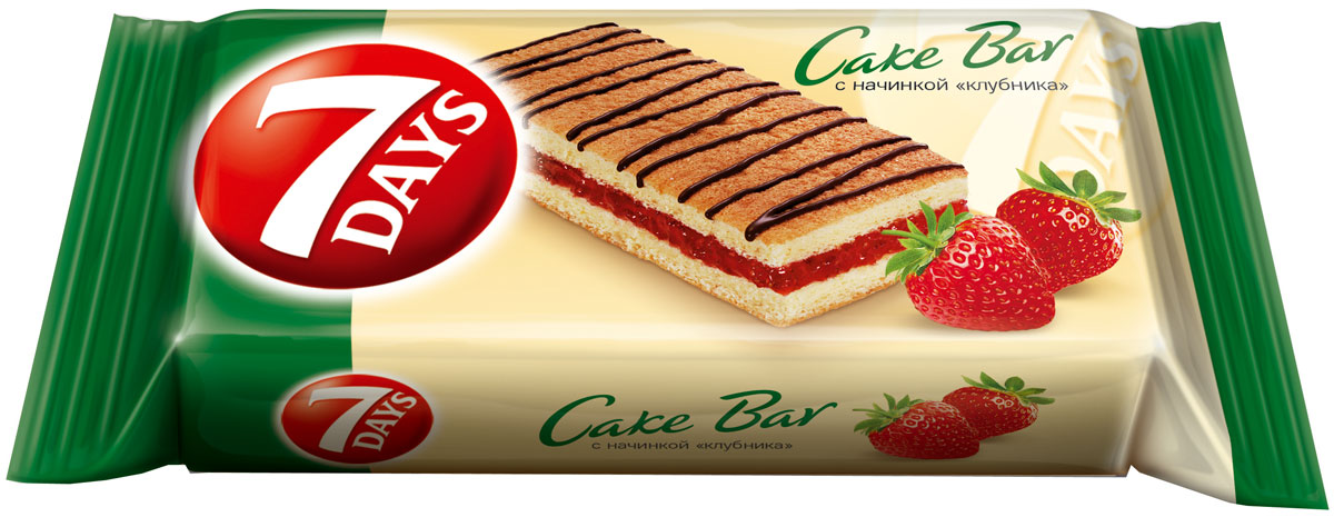 7DAYS Cake Bar Пирожное бисквитное с начинкой клубника, 30 г71443 7DAYS Cake Bar Пирожное бисквитное с начинкой клубника, 30 г71443Пирожное 7DAYS Cake Bar с начинкой клубника - это индивидуально упакованное бисквитное пирожное. Восхитительный снэк для всей семьи, которым можно насладиться в течение всего дня.