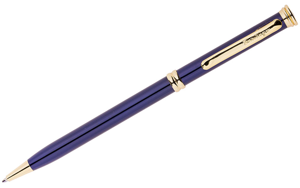 Berlingo Ручка шариковая Golden Luxe цвет корпуса синий золотистый