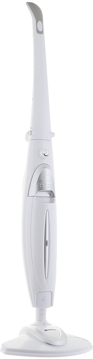 Marta MT-1180, White паровая швабраMT-1180 Marta MT-1180, White паровая швабраMT-1180Паровая швабра Marta MT-1180 предназначена для интенсивной чистки помещений от видимых загрязнений, а также незаметных глазу вредоносных и болезнетворных микроорганизмов при помощи горячего пара. Разогретый до 110 градусов водяной пар полностью уничтожает бактерии, вирусы, грибковые культуры, плесень и другие патогены. Пар легко проникает в складки, углы и другие труднодоступные места, удаляя вместе с грязью и пылью возбудителей многих болезней и препятствуя их размножению. Паровая швабра эффективно удаляет шерсть животных с любых поверхностей и из труднодоступных мест. Благодаря чистке горячим паром нейтрализуются аллергены, содержащиеся в шерсти, а сама шерсть удаляется вместе с пылью и грязью. Регулярная влажная уборка позволяет достичь видимого эффекта, однако настоящие опасности, как правило, не видимы глазу, поэтому для гарантированного уничтожения болезнетворных микроорганизмов, активно размножающихся в пыли и грязи, рекомендуется обрабатывать помещение горячим водяным паром. Нагреваясь всего за 30 секунд до рабочего состояния, паровая швабра не заставит ждать, экономя электроэнергию и время уборки. Ванная комната, туалет, кухня, спальня, гостиная или детская - в любом помещении легко навести образцовый порядок при помощи паровой швабры. Гигиена среды обитания - это основа здорового образа жизни, а паровая швабра - высокотехнологичный инструмент ее поддержания, поскольку способна эффективно очищать любые типы поверхностей: кафель и плитку, паркет и ламинат, мягкую мебель, ковры, занавески, игрушки и многое другое. Именно поэтому паровая швабра идеальна для использования в детских комнатах, так как гарантированно уничтожает бактерии, микробы, аллергены и прочие болезнетворные микроорганизмы. Теперь Вы можете не беспокоиться за здоровье детей - их среда обитания под надежной защитой.