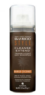 Alterna Bamboo Style Cleanse Extend Mango Coconut - Сухой спрей-шампунь для свежести и объема с ароматом манго и кокоса 40 мл