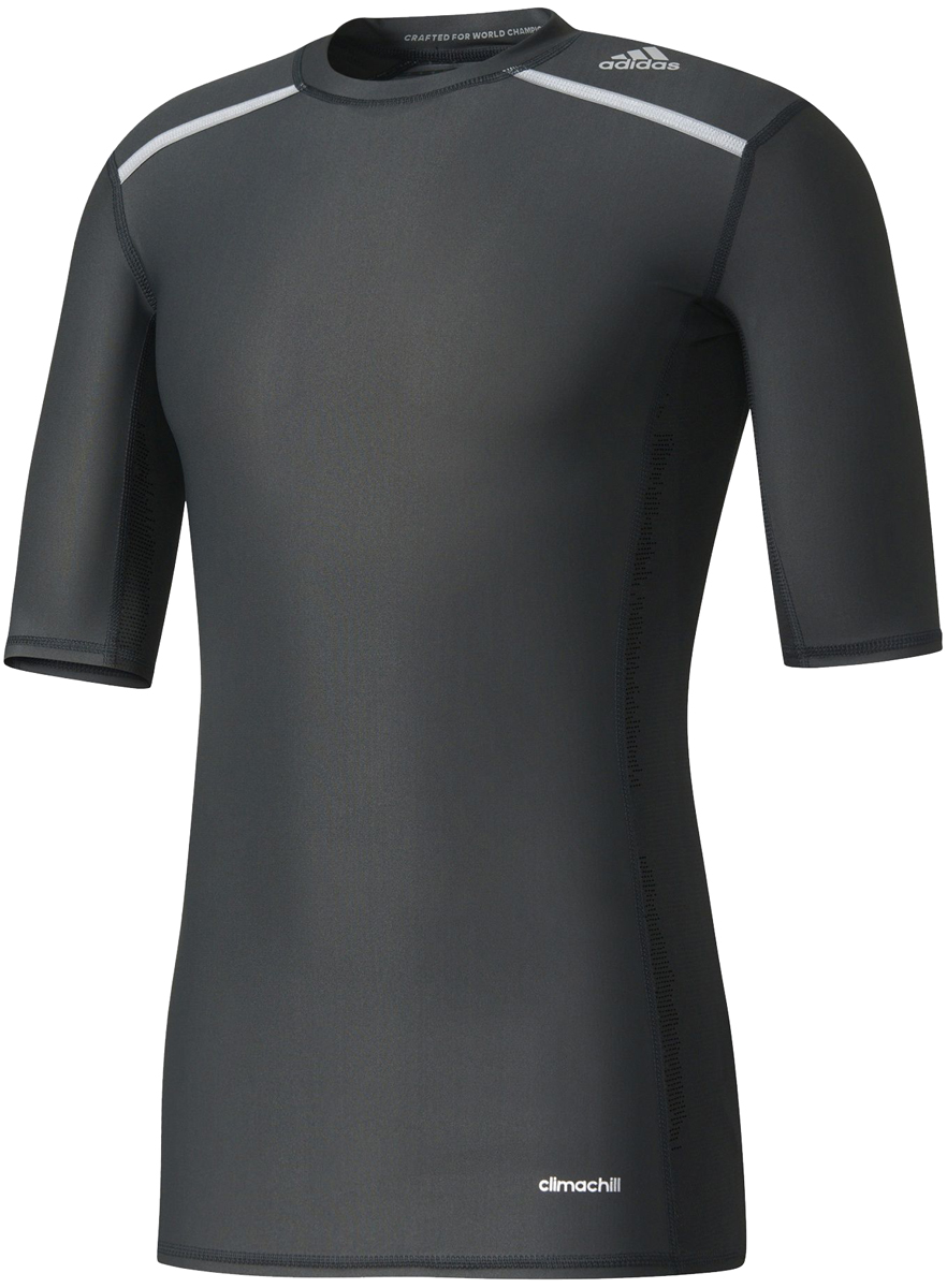 Футболка компрессионная мужская adidas Tf Chill Ss, цвет: черный. AJ5705. Размер L (52/54)AJ5705 Футболка компрессионная мужская adidas Tf Chill Ss, цвет: черный. AJ5705. Размер L (52/54)AJ5705Мужская компрессионная футболка Adidas Tf Chill Ss с короткими рукавами и круглым вырезом горловины выполнена из эластичного полиэстера. Компрессионный крой обеспечивает мышцам дополнительную поддержку, а технология climachill сохраняет освежающее ощущение прохлады, помогая сосредоточиться на спортивных целях. Модель дополнена защитой от УФ-лучей 50+.Благодаря специальной сетчатой ткани технология climachill обеспечивает оптимальный уровень вентиляции и эффективно отводит излишки тепла от тела.