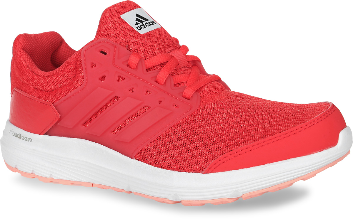 Кроссовки для бега женские adidas Galaxy 3, цвет: ярко-розовый. BB4369. Размер 3,5 (35,5)BB4369 Кроссовки для бега женские adidas Galaxy 3, цвет: ярко-розовый. BB4369. Размер 3,5 (35,5)BB4369Женские кроссовки для бега adidas Galaxy 3, выполненные из сетчатого текстиля, оформлены фирменными нашивками из полимера и искусственной кожи. Шнурки надежно зафиксируют модель на ноге. Внутренняя поверхность из сетчатого текстиля комфортна при движении. Стелька выполнена из легкого ЭВА-материала с поверхностью из текстиля. Подошва изготовлена из высококачественной легкой резины и оснащена технологией Cloudfoam для поглощения ударных нагрузок и комфортной посадки без разнашивания. Поверхность подошвы дополнена рельефным рисунком.