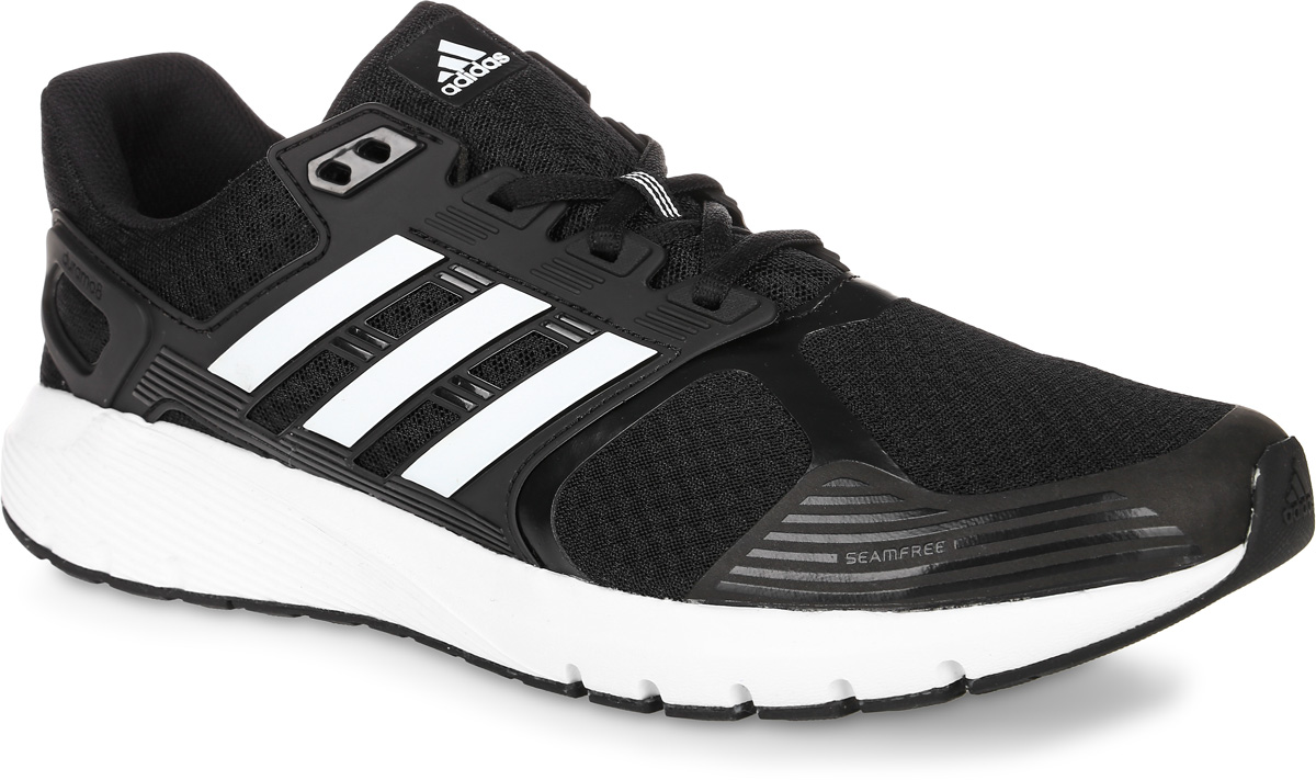 Кроссовки для бега мужские Adidas Duramo 8, цвет: черный, белый. BA8078. Размер 8,5 (41)BA8078 Кроссовки для бега мужские Adidas Duramo 8, цвет: черный, белый. BA8078. Размер 8,5 (41)BA8078Мужские кроссовки для бега adidas Duramo 8 выполнены из текстиля и оформлены фирменными накладками из полимера. Шнурки надежно зафиксируют модель на ноге. Внутренняя поверхность из сетчатого текстиля комфортна при движении. Стелька выполнена из легкого ЭВА-материала с поверхностью из текстиля. Подошва изготовлена из высококачественной легкой резины и оснащена технологией Cloudfoam для поглощения ударных нагрузок и комфортной посадки без разнашивания. Поверхность подошвы дополнена рельефным рисунком.