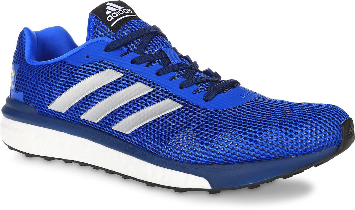 Кроссовки для бега мужские adidas Performance Vengeful, цвет: синий. BA7938. Размер 12 (46)BA7938 Кроссовки для бега мужские adidas Performance Vengeful, цвет: синий. BA7938. Размер 12 (46)BA7938Мужские кроссовки для бега adidas Performance Vengeful выполнены из текстиля и оформлены фирменными накладками из полимера. Шнурки надежно зафиксируют модель на ноге. Внутренняя поверхность из мягкого текстиля комфортна при движении. Стелька выполнена из легкого ЭВА-материала с поверхностью из текстиля. Подошва изготовлена из высококачественной легкой резины, которая обеспечит отличную амортизацию.Поверхность подошвы дополнена рельефным рисунком.