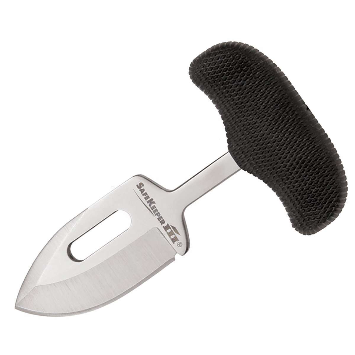 Нож Cold Steel Safe Keeper III, с фиксированным клинком, общая длина 12,7 смCS/12CT Нож Cold Steel Safe Keeper III, с фиксированным клинком, общая длина 12,7 смCS/12CTОригинальный тычковый нож Cold Steel Safe Keeper III, выполненный с фиксированным клинком, станет отличным подарком для рыбака, охотника или человека, который ценит отдых на природе. Модель обладает режущей и колющей способностью, равносильной большому ножу, но достаточно компактный для того, чтоб легко прикрепить его к тактическому снаряжению, заткнуть за пояс или спрятать за голенище. Лезвие ножа изготовлено из высококачественной нержавеющей стали. Нож оснащен оригинальной эргономичной рукоятью из прочного кратона. Размер ножа в открытом виде: 12,7 см.Толщина обуха: 4,8 мм.