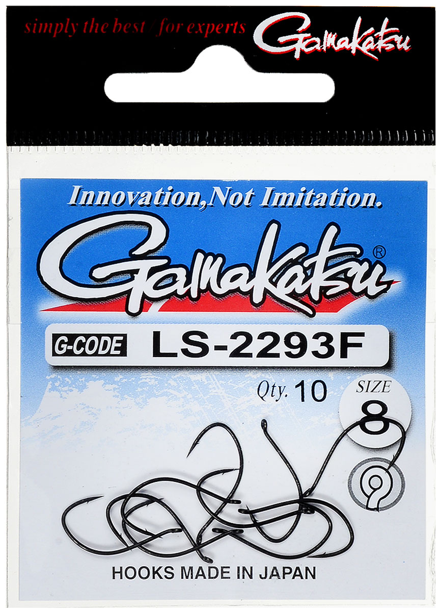 Крючок рыболовный Gamakatsu LS-2293F, размер 8, 10 шт14792500800 Крючок рыболовный Gamakatsu LS-2293F, размер 8, 10 шт14792500800Крючок Gamakatsu LS-2293F предназначен для ловли карпа. Изделие изготовлено из высококачественной и прочной стали. Подходит для растительных и животных насадок. Снабжено джиг-крючком. Крючок прекрасно справляется с любой рыбой как на море, так и на спокойной воде. Размер: 8.Количество: 10 шт. Вид головки: кольцо.