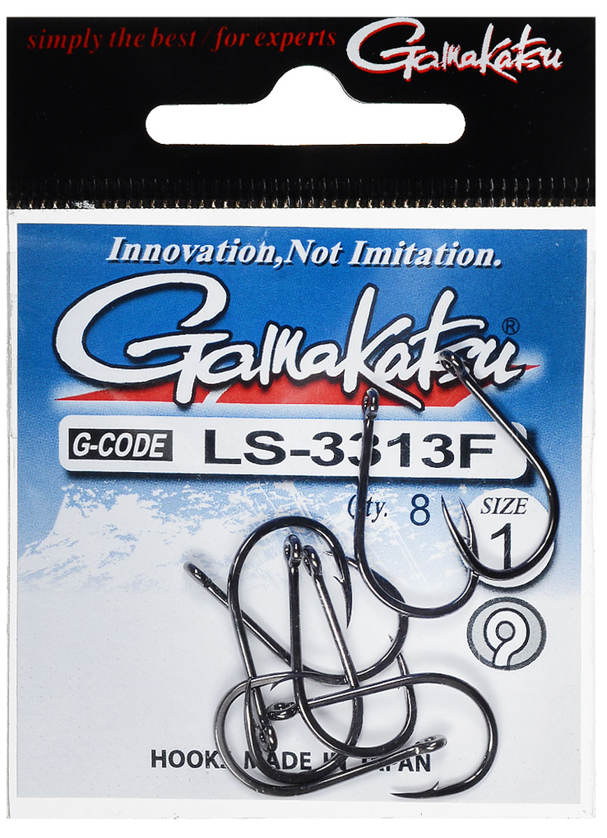 Крючок рыболовный Gamakatsu LS-3313F, №1, 8 шт14792600100 Крючок рыболовный Gamakatsu LS-3313F, №1, 8 шт14792600100Рыболовный крючок Gamakatsu LS-3313F изготовлен из стали. Крючок подходит как для растительных, так и для животных насадок. Предназначен для спортивной ловли карпа. Содержит круглое ушко, жало с углублением и кованое цевье. Вид крепления - кольцо.Размер крючка: №1. Количество штук в упаковке: 8 штук.