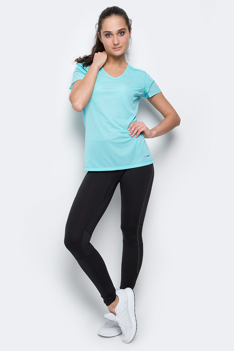 Тайтсы для бега женские Salomon Agile Long Tight, цвет: черный. L38279600. Размер S (40/42)L38279600 Тайтсы для бега женские Salomon Agile Long Tight, цвет: черный. L38279600. Размер S (40/42)L38279600Женские тайтсы для бега Salomon Agile Long Tight изготовлены из полиэстера с добавлением эластана. Модель с широкой резинкой и шнурком-утяжкой на талии. Комфортные плоские швы исключают риск натирания даже во время интенсивных занятий спортом. Низ брючин дополнен застежками-молниями. Сзади расположен прорезной карман на молнии. Легкие, эластичные и удобные узкие тайтсы с вентиляционными вставками с задней стороны коленей предназначены для использования в любое время года.