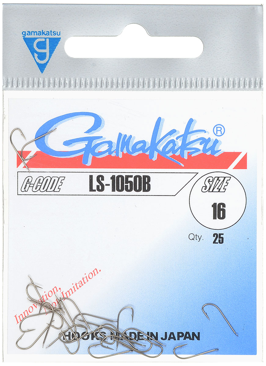 Крючок рыболовный Gamakatsu LS-1050B, №16, 25 шт14651701600 Крючок рыболовный Gamakatsu LS-1050B, №16, 25 шт14651701600Рыболовный крючок Gamakatsu LS-1050B изготовлен из стали, подходит для ловли плотвы.Крючок Gamakatsu LS-1050B - это крючок с лопаткой, удлиненным цевьем и острым изгибом. Выполненные из высококачественной стали, крючки на 20% надежнее и мощнее по сравнению с большинством аналогов.Размер крючка: №16. Вид крепления: лопатка.Количество штук в упаковке: 25 штук.