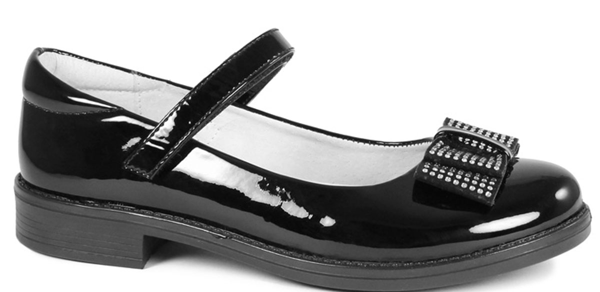 Туфли для девочки San Marko, цвет: черный. 53071. Размер 29