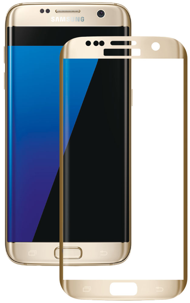 Deppa защитное стекло для Samsung Galaxy S7 Edge, Gold (3D)62004 Deppa защитное стекло для Samsung Galaxy S7 Edge, Gold (3D)62004Защитное 3D-стекло Deppa полностью повторяет форму дисплея Samsung Galaxy S7 Edge, обеспечивая его 100% покрытие. Скругленный край защищает боковые грани устройства, приятен на ощупь, создает ощущение целостности экрана. Стекло обладает всеми необходимыми свойствами для максимальной защиты экрана вашего устройства. Цвета 3D-стекла представлены в лаконичном стиле Samsung.