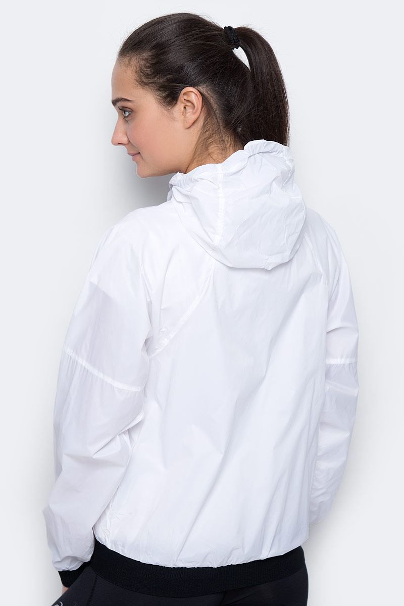 Ветровка для фитнеса женская Asics Fuzex TR LW Jacket, цвет: белый. 141116-0001. Размер L (46/48)