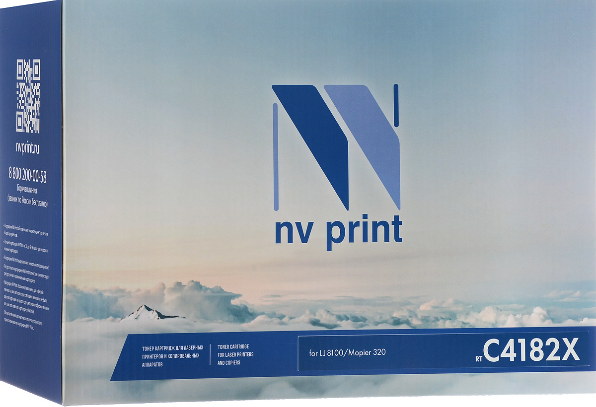 NV Print C4182X, Black тонер-картридж для HP LaserJet 8100/Mopier 320NV-C4182X NV Print C4182X, Black тонер-картридж для HP LaserJet 8100/Mopier 320NV-C4182XСовместимый лазерный картридж NV Print C4182X для печатающих устройств HP LaserJet 8100/Mopier 320 - это альтернатива приобретению оригинальных расходных материалов. При этом качество печати остается высоким. Тонер картриджи NV Print, спроектированные и разработанные с применением передовых технологий, наилучшим образом приспособлены для эффективной работы печатного устройства. Все компоненты оптимизируют процесс печати и идеально сочетаются в течение всего времени работы, что дает вам неизменно качественные результаты при использовании вашего лазерного принтера.Лазерные принтеры, копировальные аппараты и МФУ являются более выгодными в печати, чем струйные устройства, так как лазерных картриджей хватает на значительно большее количество отпечатков, чем обычных. Для печати в данном случае используются не чернила, а тонер.