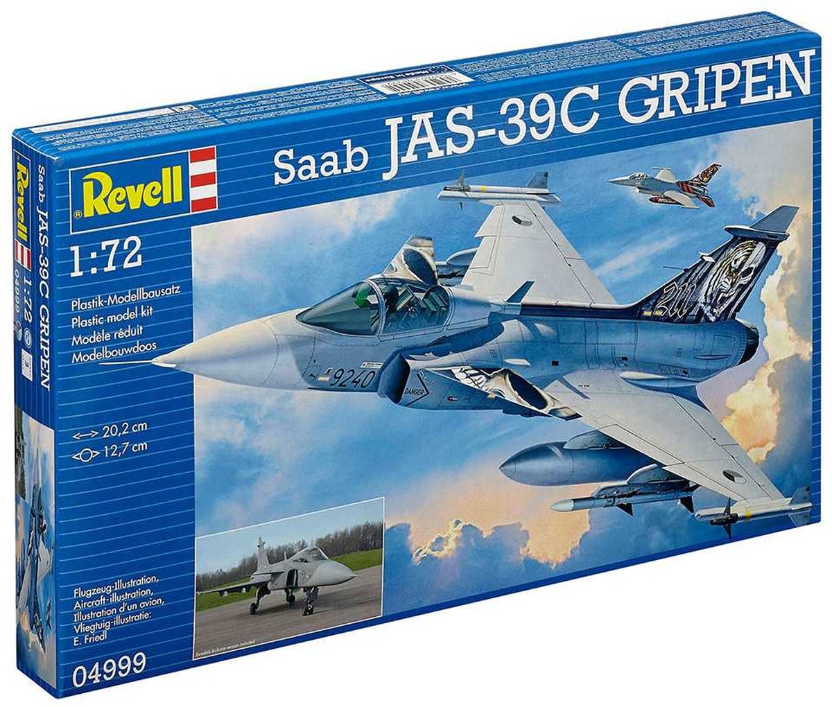 Revell Сборная модель Истребитель Saab JAS-39C Gripen