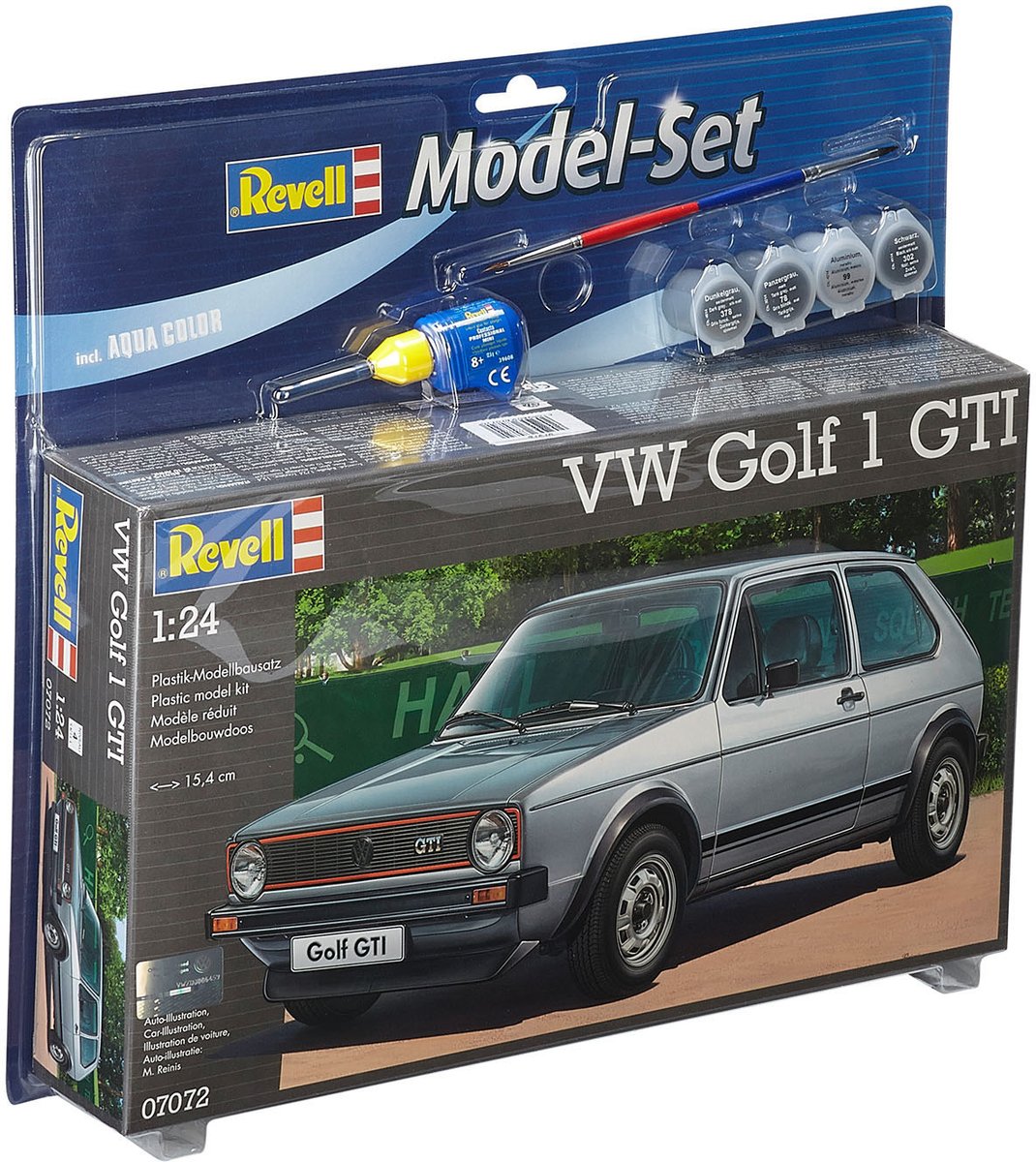 Revell Набор для сборки и раскрашивания Автомобиль Volkswagen Golf 1 GTI