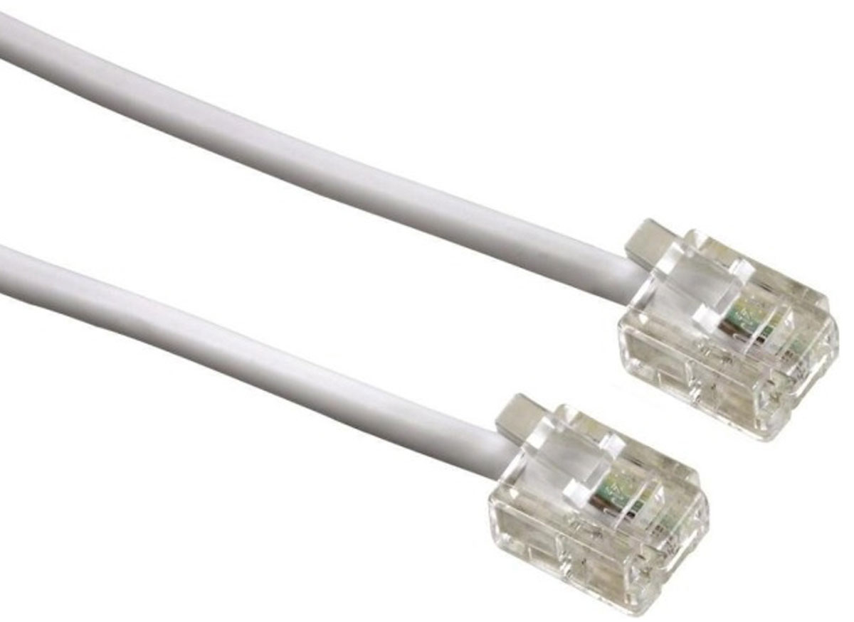 Greenconnect GCR-TP6P4C, White кабель телефонный (15 м)