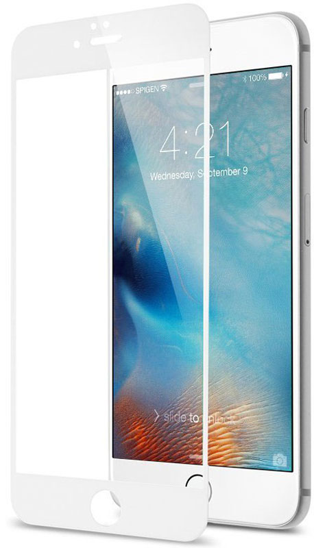 uBear Nano Full Cover Premium Glass защитное стекло для iPhone 7, White