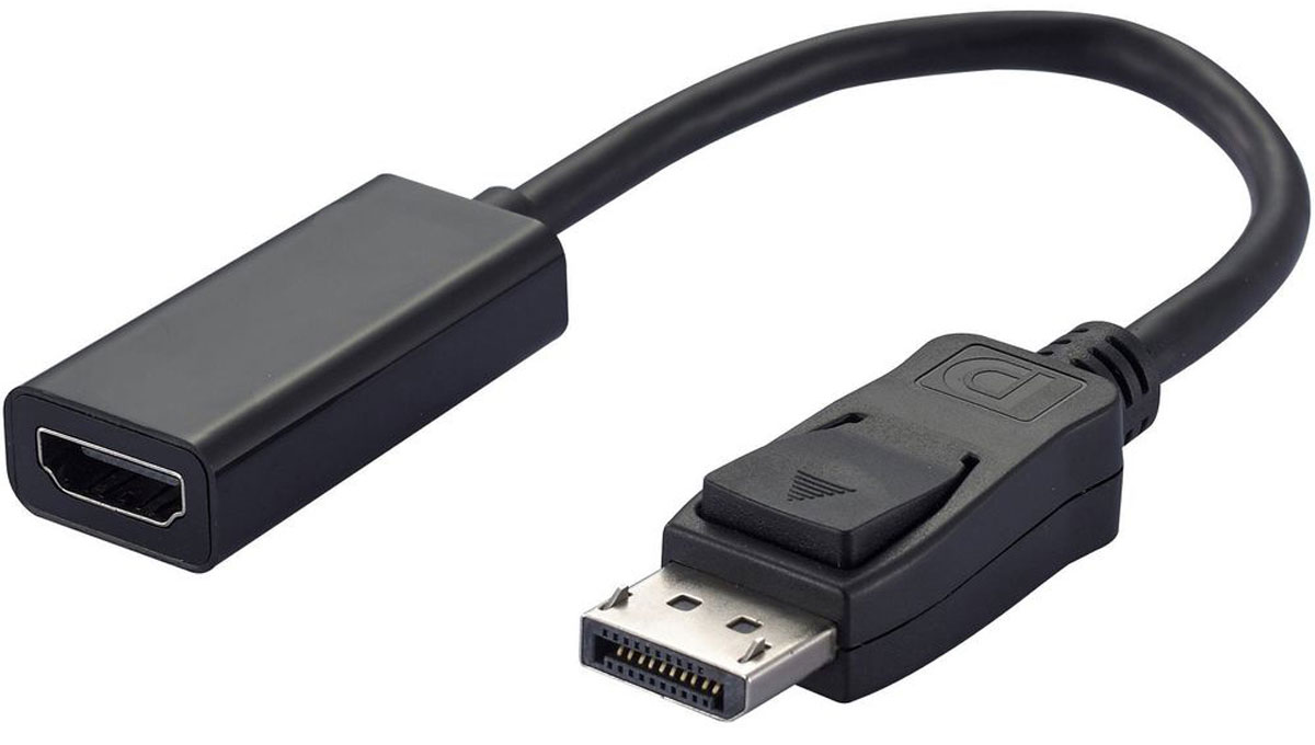Greenconnect GL-ADP2MHD, Black адаптер HDMI-DisplayPort
