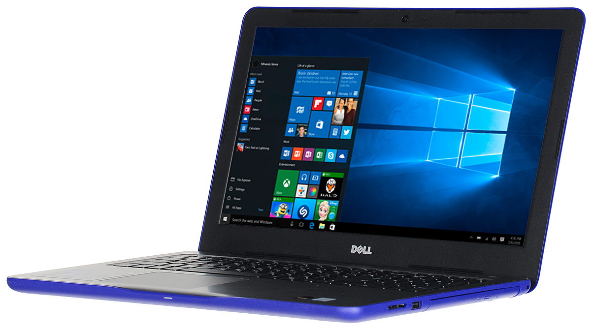 Dell Inspiron 5567-3539, Blue5567-3539 Dell Inspiron 5567-3539, Blue5567-3539Производительные процессоры седьмого поколения Intel Core i5, стильный дизайн и цвета на любой вкус - ноутбук Dell Inspiron 5567 - это идеальный мобильный помощник в любом месте и в любое время. Безупречное сочетание современных технологий и неповторимого стиля подарит новые яркие впечатления.Сделайте Dell Inspiron 5567 своим узлом связи. Поддерживать связь с друзьями и родственниками никогда не было так просто благодаря надежному WiFi-соединению и Bluetooth 4.0, встроенной HD веб-камере высокой четкости, ПО Skype и 15,6-дюймовому экрану, позволяющему почувствовать себя лицом к лицу с близкими.15,6-дюймовый экран с разрешением Full HD ноутбука Dell Inspiron оживляет происходящее на экране, где бы вы ни были. Вы можете еще более усилить впечатление, подключив телевизор или монитор с поддержкой HDMI через соответствующий порт. Возможно, вам больше не захочется покупать билеты в кино.Выделенный графический адаптер AMD Radeon R7 M455 позволяет выполнять ресурсоемкие процедуры редактирования фотографий и видеороликов без снижения производительности.Смотрите фильмы с DVD-дисков, записывайте компакт-диски или быстро загружайте системное программное обеспечение и приложения на свой компьютер с помощью внутреннего дисковода оптических дисков.Точные характеристики зависят от модели.Ноутбук сертифицирован EAC и имеет русифицированную клавиатуру и Руководство пользователя.