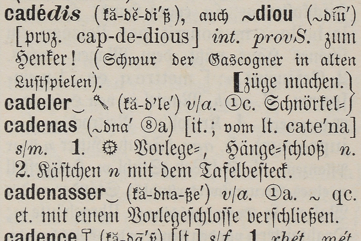 Enzyklopaedisches Franzoesisch-Deutsches und Deutsch-Franzoesisches Woerterbuch (  2 )