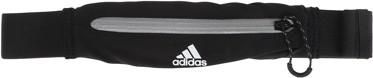 Сумка поясная для бега Adidas Run Belt, цвет: черный, белый, серыйS96357 Сумка поясная для бега Adidas Run Belt, цвет: черный, белый, серыйS96357Сумка Adidas Run Belt выполнена из нейлона и эластана, оформлена символикой бренда.Сумка фиксируется на поясе с помощью застежки-фастекс. Сумка имеет удобный карман для мелочей на застежке-молнии, таких как ключи или деньги. Изделие оснащено светоотражающими деталями.Такая поясная сумка для бега станет настоящей находкой как для любителей, так и для профессиональных спортсменов, которые действительно серьезно подходят к экипировке.Длина пояса (с учетом сумки): 45-82 см.