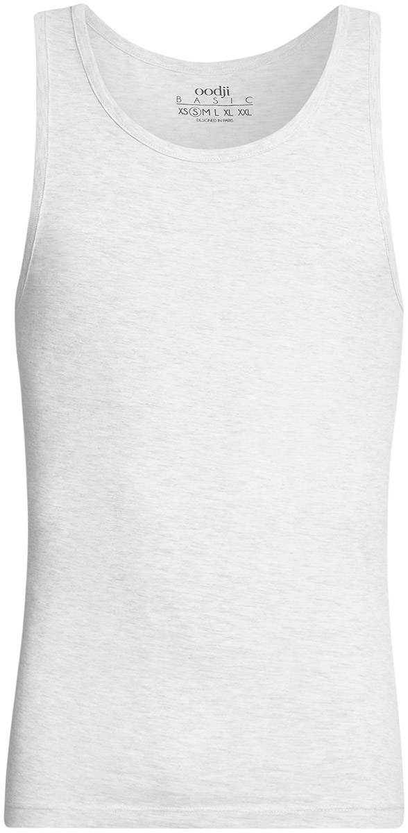 Майка мужская oodji Basic, цвет: светло-серый меланж. 5B710002M/44280N/2000M. Размер XS (44)5B710002M/44280N/2000M Майка мужская oodji Basic, цвет: светло-серый меланж. 5B710002M/44280N/2000M. Размер XS (44)5B710002M/44280N/2000MМужская майка oodji выполнена из натурального хлопка. Майка с круглым вырезом горловины.