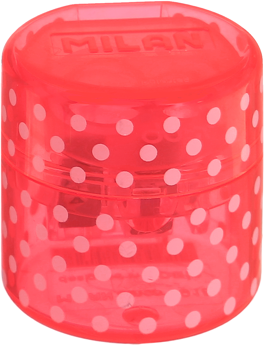 Milan Точилка Duet с контейнером цвет розовый