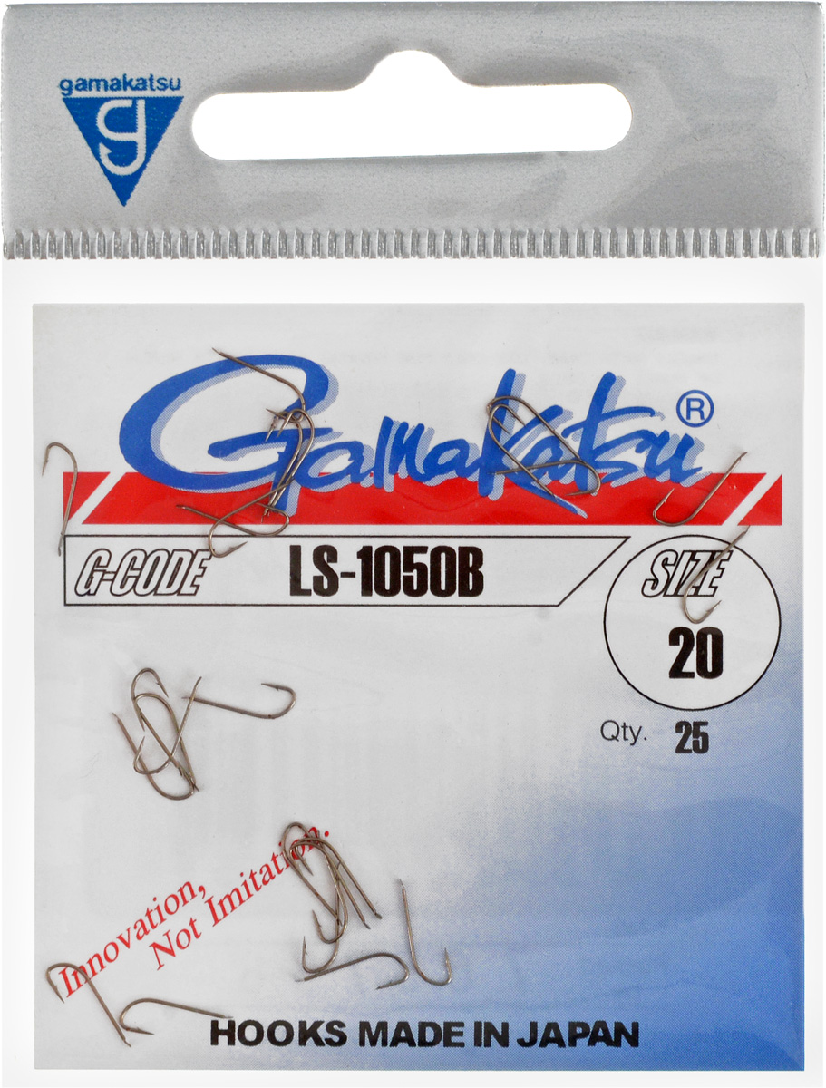 Крючок рыболовный Gamakatsu LS-1050B, размер 20, 25 шт14651702000 Крючок рыболовный Gamakatsu LS-1050B, размер 20, 25 шт14651702000Крючок Gamakatsu LS-1050B прекрасно подойдет для ловли мелкой рыбы. Изделие изготовлено из высококачественной стали. Крючок идеально справляется с любой рыбой как на море, так и на спокойной воде. Размер: 20.Количество: 25 шт. Вид головки: лопатка.