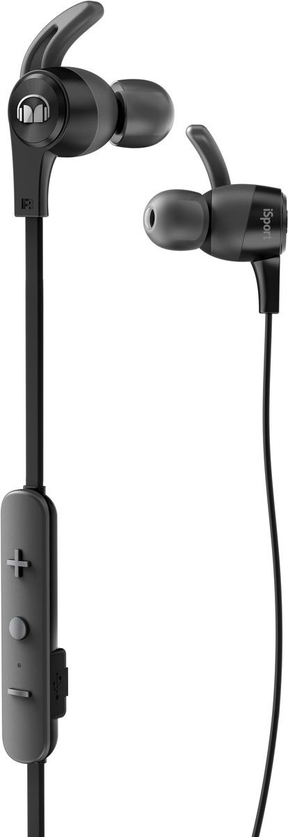Monster iSport Achieve In-Ear Wireless, Black наушники137089-00 Monster iSport Achieve In-Ear Wireless, Black наушники137089-00Вставные спортивные наушники iSport Achieve In-Ear Wireless с запатентованными технологиями Monster - лучшие в своем ценовом сегменте.Эксклюзивное крепление SecureFit от Monster позволяет наушникам оставаться на месте в течении самой подвижной тренировки в тренажерном зале. Высокая шумоизоляция позволит сосредоточиться на треках, а покрытие с защитой от пота добиться наибольшей интенсивности тренировок с максимальным комфортом.
