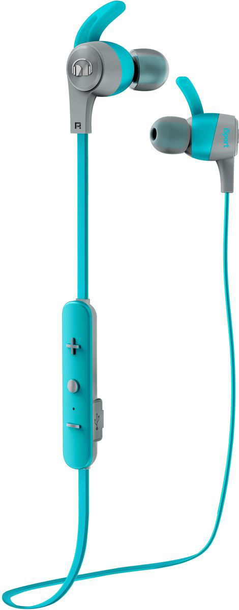 Monster iSport Achieve In-Ear Wireless, Blue наушники137090-00 Monster iSport Achieve In-Ear Wireless, Blue наушники137090-00Вставные спортивные наушники iSport Achieve In-Ear Wireless с запатентованными технологиями Monster - лучшие в своем ценовом сегменте.Эксклюзивное крепление SecureFit от Monster позволяет наушникам оставаться на месте в течении самой подвижной тренировки в тренажерном зале. Высокая шумоизоляция позволит сосредоточиться на треках, а покрытие с защитой от пота добиться наибольшей интенсивности тренировок с максимальным комфортом.