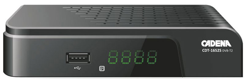 Cadena CDT-1652S, Black DVB-T2 ТВ-тюнер