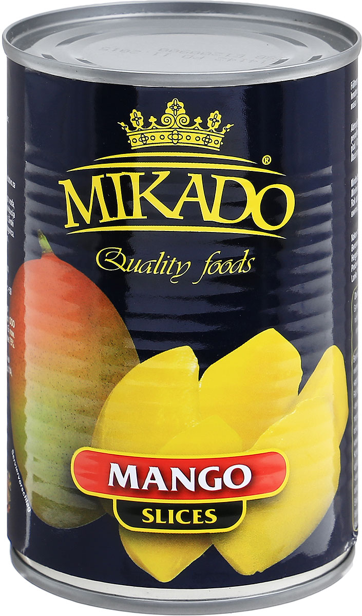 Mikado манго дольками в сиропе, 425 мл4007415006968 Mikado манго дольками в сиропе, 425 мл4007415006968Ломтики манго в сиропе от Mikado безусловно станут отличным лакомством для вас и ваших детей!Уважаемые клиенты! Обращаем ваше внимание, что полный перечень состава продукта представлен на дополнительном изображении.Упаковка может иметь несколько видов дизайна. Поставка осуществляется в зависимости от наличия на складе.