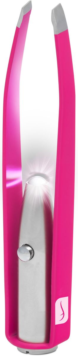 Flo Маникюрные щипцы Led Illuminating Tweezers, с LED-фонариком, цвет: фуксияFP-810-604F Flo Маникюрные щипцы Led Illuminating Tweezers, с LED-фонариком, цвет: фуксияFP-810-604FИзготовлено из прочной нержавеющей стали. В пинцет встроена яркая светодиодная лампа. Можно провозить в ручной клади.Способ применения: Снимите защитный пластик на кнопке используйте фонарик для подсвечивания самых тонких волосков.Состав: Аллюминий, сталь, светодиодная лампа.
