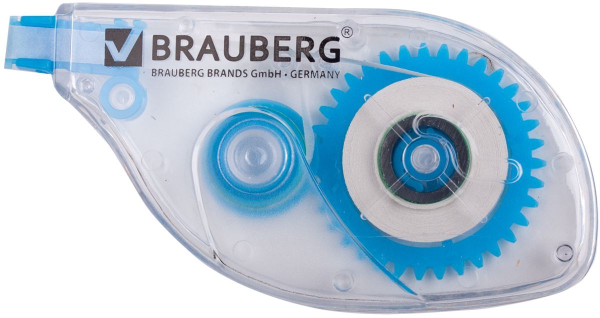 Brauberg Корректирующая лента 5 мм х 6 м221685 Brauberg Корректирующая лента 5 мм х 6 м221685Корректирующая лента Brauberg обеспечивает моментальное исправление ошибок, отличное письмо по исправленному и не требует времени для высыхания.Подходит для всех типов бумаг. Размер 5 мм на 6 м.