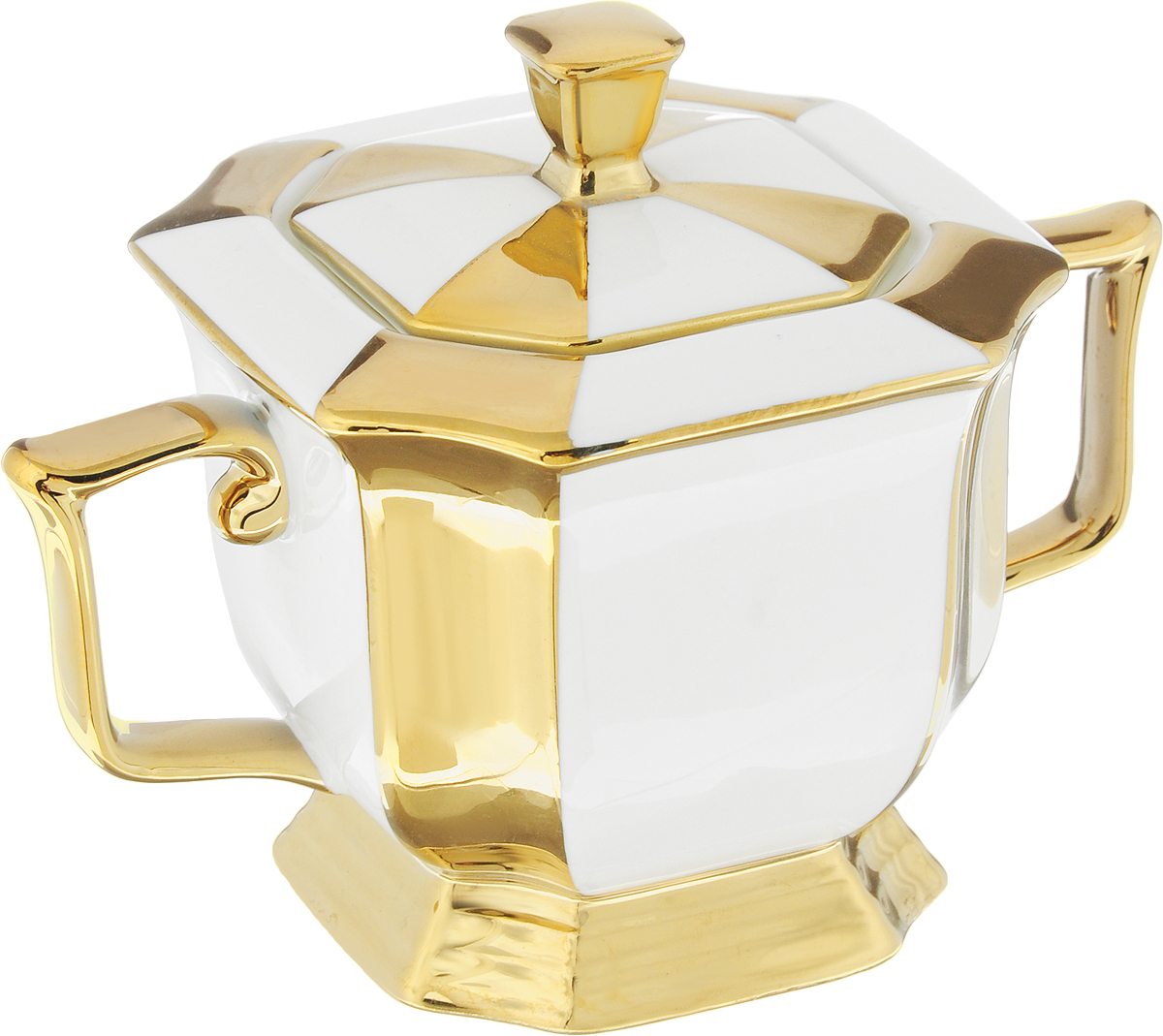 Сахарница Loraine, 300 мл21901 Сахарница Loraine, 300 мл21901Великолепная сахарница Loraine, выполненная из высококачественного фарфора, оснащенакрышкой и 2 ручками по бокам.Эксклюзивный дизайн, эстетичность и функциональность сахарницы делают ее незаменимой на любой кухне.Изделие упаковано в подарочную коробку.Размер сахарницы: 15 х 10 х 12 см.