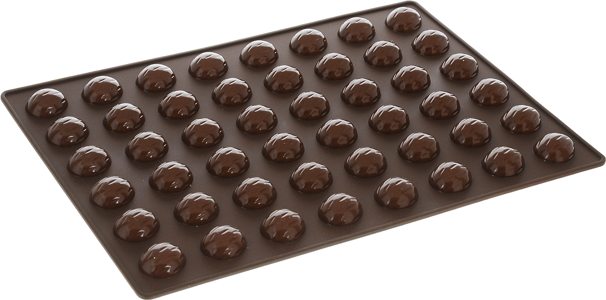 Форма для выпечки орешков Tescoma Delicia Silicone, силиконовая, 48 ячеек, 32 х 22 см629353 Форма для выпечки орешков Tescoma Delicia Silicone, силиконовая, 48 ячеек, 32 х 22 см629353Форма для выпечки Tescoma Delicia Silicone выполнена из высококачественного гибкого термостойкого силикона. Формы из силикона выдерживают температуру до +230°C. Их не нужно смазывать маслом, пища не пригорает и не липнет к стенкам. Извлекать выпечку из таких форм очень удобно и просто. Форму можно использовать для выпечки орешков или как форму для шоколада Форму можно ставить в духовку, холодильник/морозильную камеру и мыть в посудомоечной машине.Размер формы: 32 х 22 см.Размер ячейки: 2,9 х 2,4 х 1 см.Количество ячеек: 48 шт.