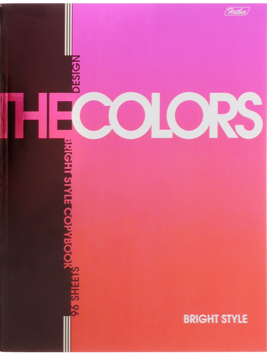 Hatber Тетрадь The Colors 96 листов в клетку цвет малиновый96Т5мтВ1_14482_малиновый Hatber Тетрадь The Colors 96 листов в клетку цвет малиновый96Т5мтВ1_14482_малиновыйТетрадь Hatber The Colors отлично подойдет для занятий школьнику, студенту или для различных записей.Обложка, выполненная из плотного металлизированного картона, украшена изображением английских букв.Внутренний блок тетради, соединенный металлическими скрепками, состоит из 96 листов белой бумаги в клетку с полями.