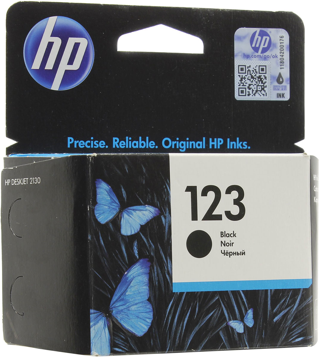 HP F6V17AE BHK, Black картридж для DeskJet 2130 All-in-One (K7N77C)