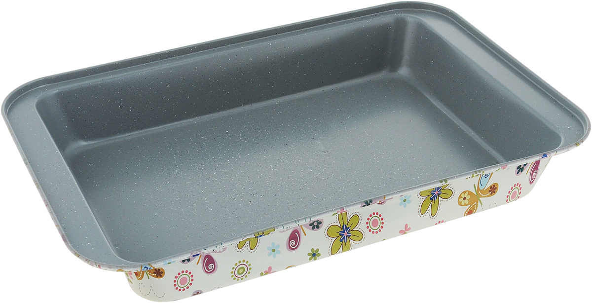 Форма для запекания Fissman, прямоугольная, с антипригарным покрытием, 37 x 25 x 5,8 смBW-5613.37 Форма для запекания Fissman, прямоугольная, с антипригарным покрытием, 37 x 25 x 5,8 смBW-5613.37Форма для запекания Fissman изготовлена из углеродистой стали с антипригарным покрытием. Такое покрытиепозволяет готовить практически без использования масла, отличается хорошей стойкостью к внешним воздействиям и не деформируется при нагревании. Форма прекрасно подходит для приготовления любой выпечки, запеканок и прочих лакомств. Пища в такой форме не пригорает и не прилипает к стенкам. Форма станет полезным приобретением для вашей кухни и сделает приготовление любимых блюд намного проще. Нельзя мыть в посудомоечной машине. Нельзя использовать на открытом огне и в микроволновой печи. Размер формы: 37 x 25 x 5,8 см.