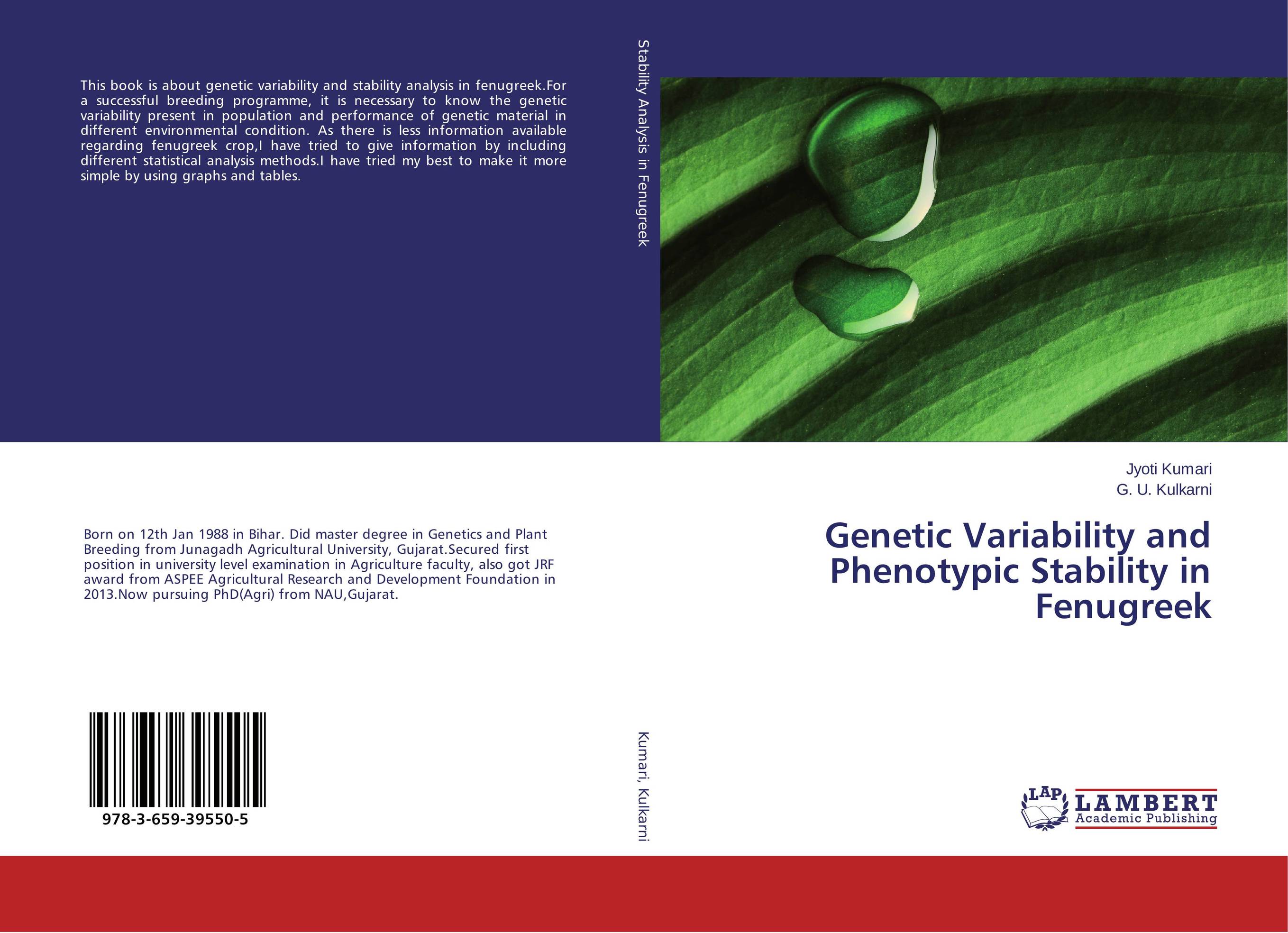 Genetic Variability and Phenotypic Stability in Fenugreek genetic diversity in linseed