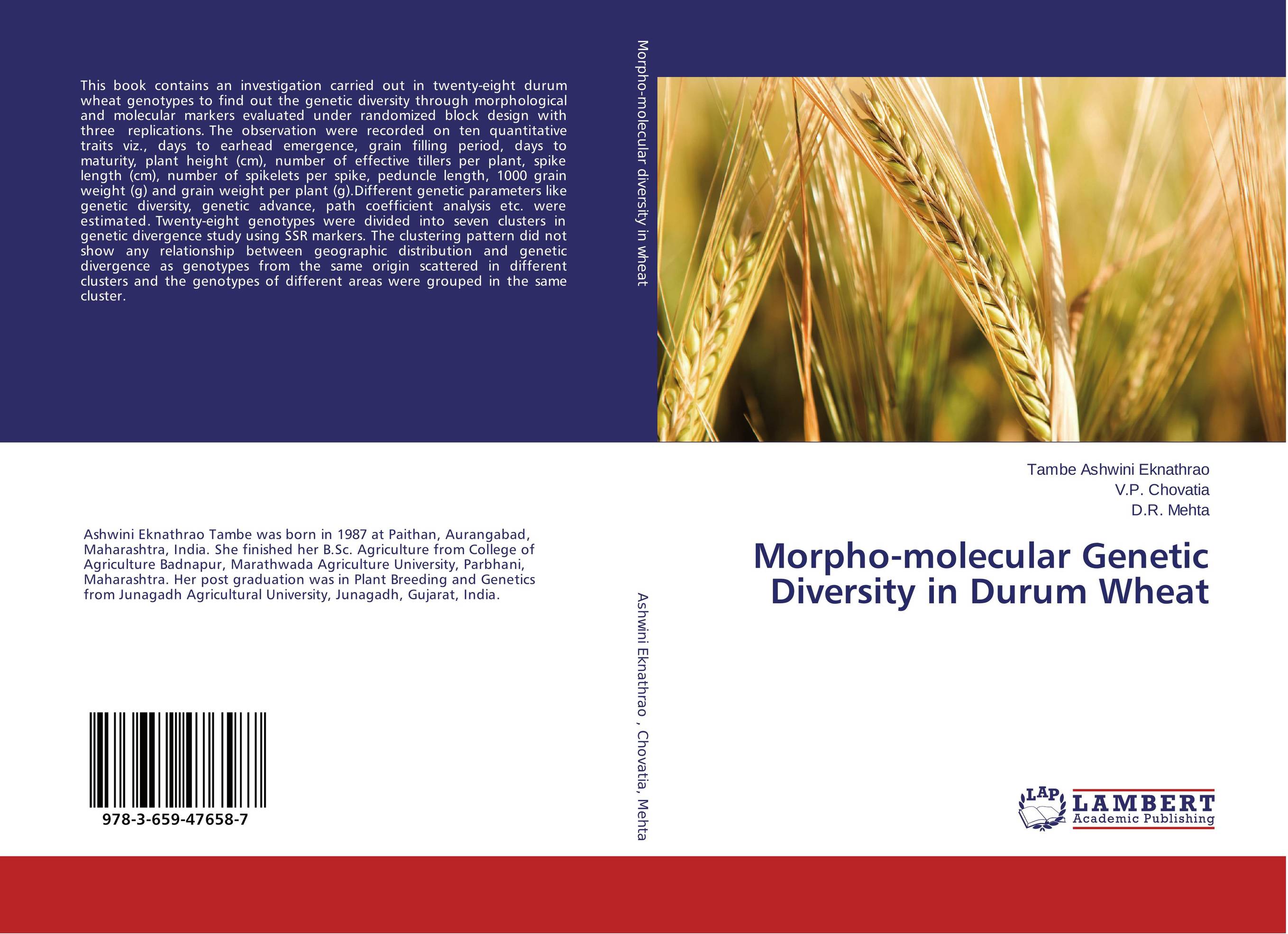Morpho-molecular Genetic Diversity in Durum Wheat genetic diversity in linseed