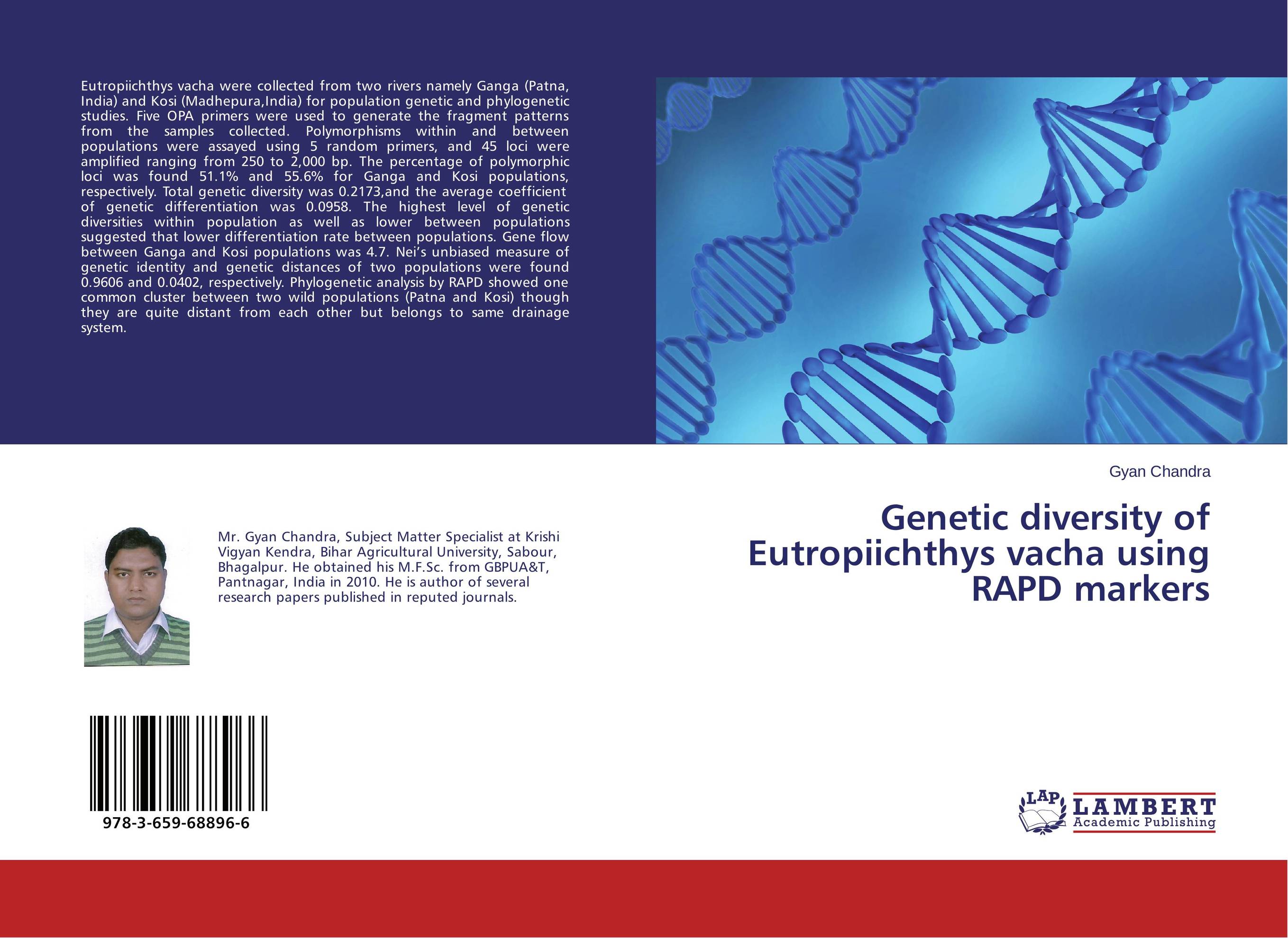 Genetic diversity of Eutropiichthys vacha using RAPD markers genetic diversity in linseed