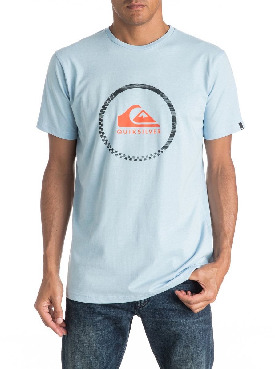 Футболка мужская Quiksilver, цвет: светло-голубой. EQYZT04285-BFG0. Размер L (50/52)EQYZT04285-BFG0 Футболка мужская Quiksilver, цвет: светло-голубой. EQYZT04285-BFG0. Размер L (50/52)EQYZT04285-BFG0Мужская футболка Quiksilver изготовлена из качественного материала. Модель выполнена с круглой горловиной и короткими рукавами.